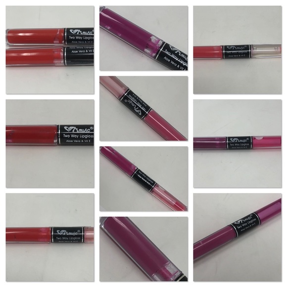 Pick 2- Amuse Two-Way Lipgloss Aloe Vera + Vit E - Picture 1 of 13